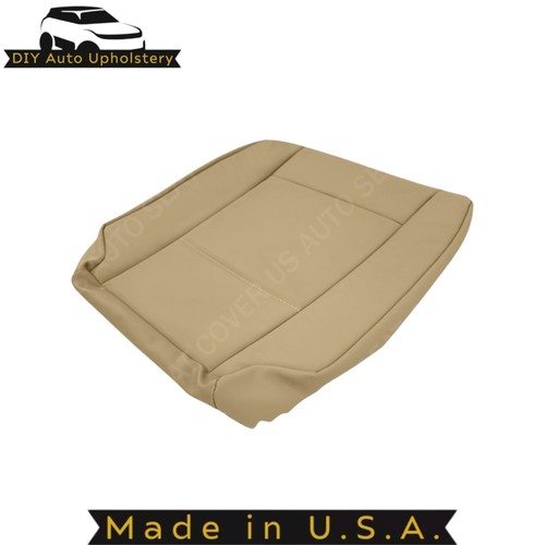 For 2002-2006 BMW 5 Series Driver & Passenger Bottom Leather Seat Cover Tan - Picture 6 of 6