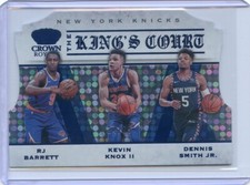 2019-20 Crown Royale THE KING'S COURT RC BLUE /75 RJ BARRETT DENNIS SMITH JR