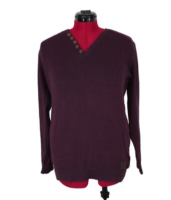BASEFIELD Pullover Herren M 50 Plated Cotton Premium Design Burgund w.NEU
