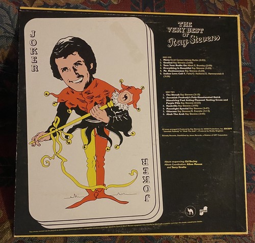 LP THE VERY BEST OF RAY STEVENS **VG+ VINYL & Rare** BR6018 Comedy Music - Picture 2 of 8