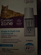 Comfort Zone Multi Cat Calming Diffuser: 1 Pheromone 1 Diffuser, 2 Refills