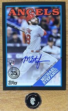 Michael Stefanic 2023 Series 1 1988 Throwback Black Border Rookie Autograph /199