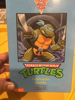 NECA Teenage Mutant Ninja Turtles Pizza Club Leonardo Leads Target Exclusive