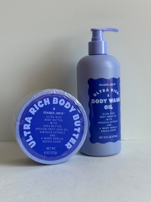 Trader Joe's Ultra Rich Body Butter Vanilla Orchid Body Wash Oil & Body Butter