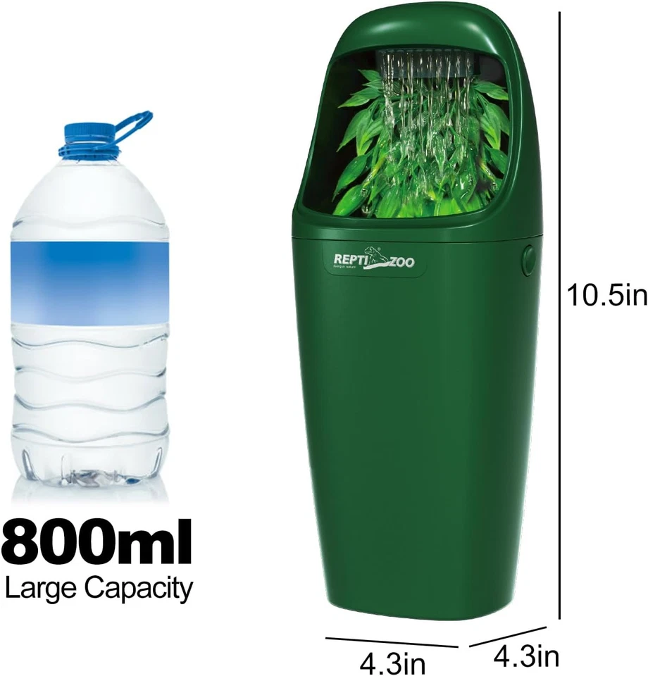 Reptile Waterfall Automatic Reptile Drinking Fountain Water Dispenser, Chameleon - Image 2 of 4