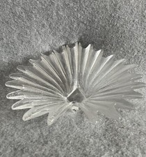 Vintage Dartington Art Glass Bowl Anita Harris Palm Leaf Starburst