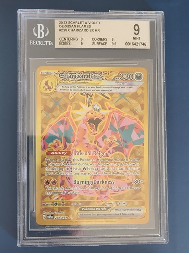 Charizard ex graded BGS 9 for sale on eBay