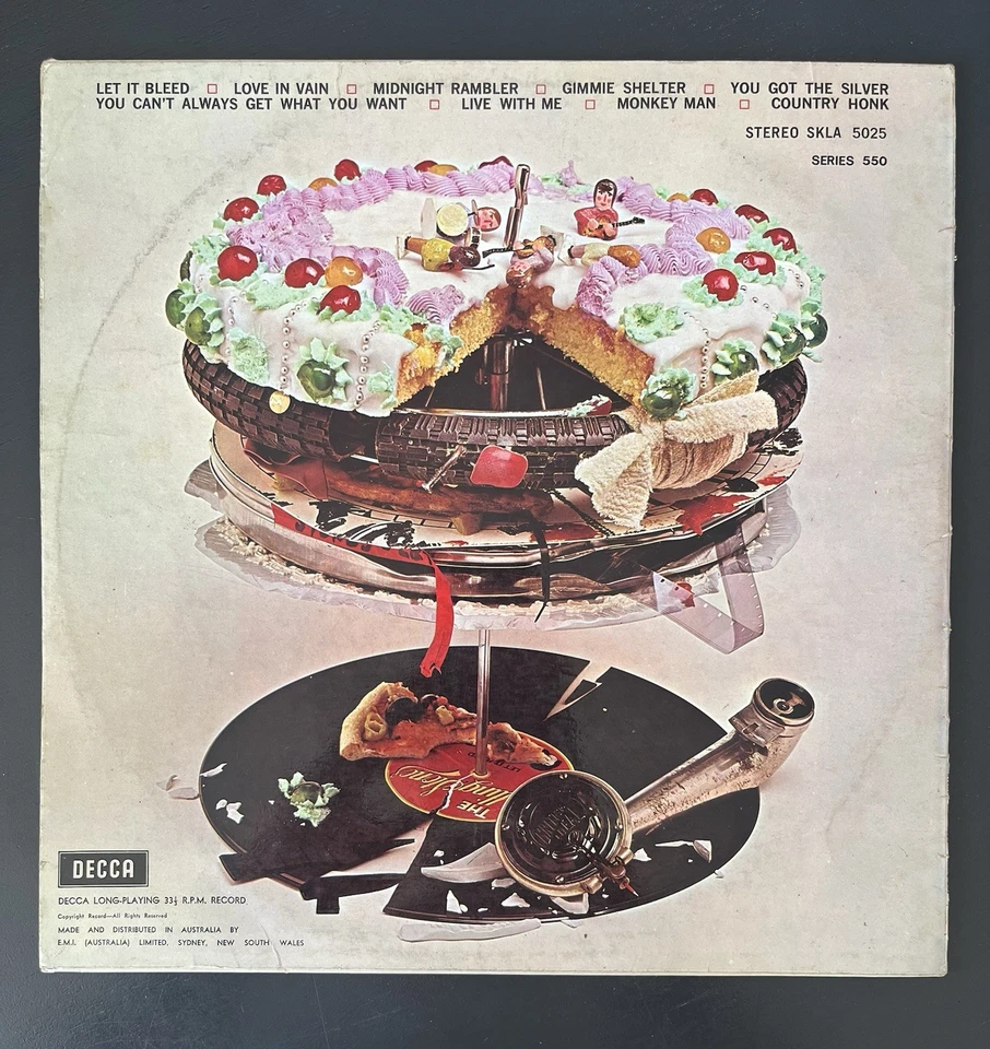 Rolling Stones, Let It Bleed Vinyl, 1969 Australian Release. - Image 2 of 4