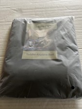 Blue Toddler Airplane Bed, Seat Extender, Kids Travel Essentials, Foot Rest, Fly