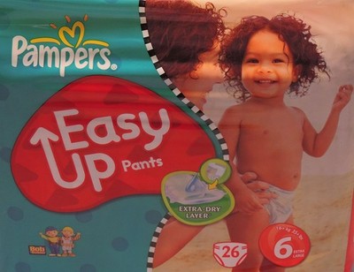 Nostalgie Pampers Easy UP Extra Large -  26 Pack Vintage Diapers 16+ kg von 2011