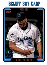 2023 Beloit Sky Carp Choice #26 Matt Pushard Bangor Maine ME - NM Baseball Card
