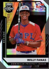 2021 Elite Extra Edition Decade Die Cut #188 Willy Fanas /999 BB