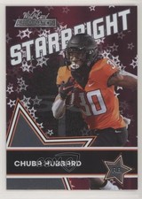 2021 Wild Card Alumination Starbright Pink Chuba Hubbard #SB-31 Rookie RC 9hx. rookie card picture