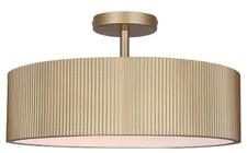 Canarm Riviera 2-Light -Flush Mount Ceiling Light, 18-Inch  Gold Ceiling Light