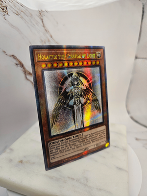 Holactie the Creator of Light - Secret Rare Yugioh Custom Egyptian God  Horakhty | eBay