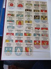 Reklamemarke Kaffee Hag - Wappen - Ortswappen - über 1100 Marken ( lesen)