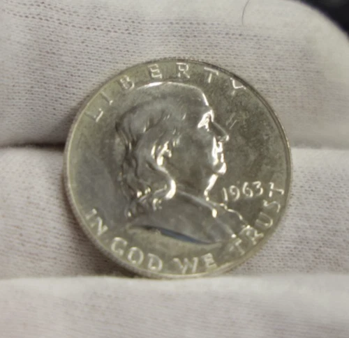 1963 US Franklin 50C Proof