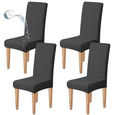Waterproof Chair Covers for Dining Chairs, Stretch Dining Chair Covers Set of...