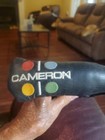 Scotty Cameron Studio Style Head Cover Black Leather Multicolor Golf — photo 1