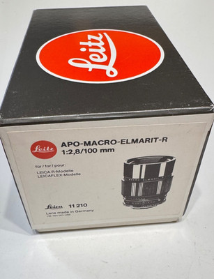 #LK031-Empty Box für Leica 11210 APO Macro Elmarit-R 2,8/100mm Leer ohne Inhalt