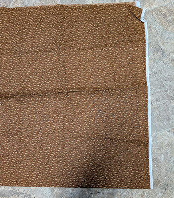Calico Cotton Quilting Fabric Cranston Print Works Co.  Brown grass  1-1/3 yards