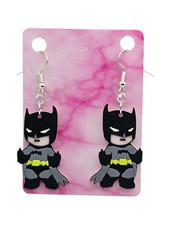 Batman Chibi Earrings - 3D Printed Earrings