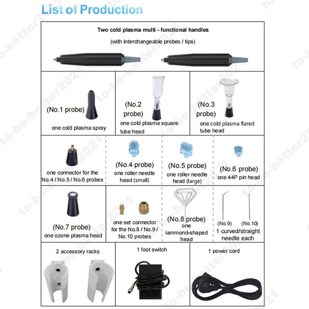 Anti-aging Cold Plasma Beauty Device Wrinkle Spot Lightening Ozone Jet Machine