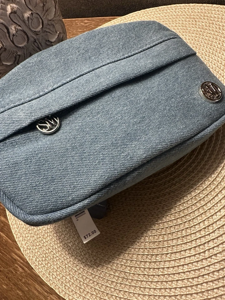 Steve Madden Denim Belt Bag Waist Pack Crossbody – Stylish & Functional - Image 3 of 4