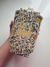 Bidone Cina Fine William Morris "Frutti" - Collezione Leonardo - Barattolo con Coperchio