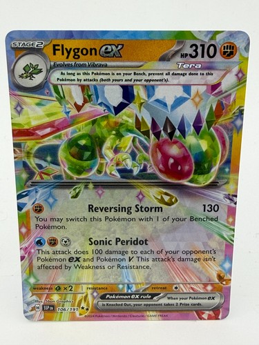 Pokemon Flygon Ex, Surging Sparks Holo, 106/191