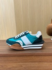 TOM FORD James Blue/White Men's Shoes   