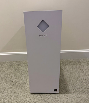 OMEN 25L White Gaming Tower Ryzen 7 5700G 16GB 1TB SSD GTX 1660S