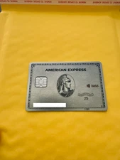 American Express Platinum Metal Card. Cancelled AMEX Platinum Card. Collectible.