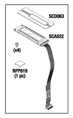 Scican Statim 2000 LCD KIT RPI Part #SCK062 OEM Part #01-104381S (Display only)