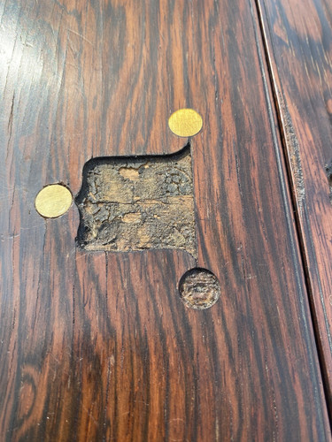 Handsome Antique Writing Slope With Rosewood Veneers - Picture 14 of 24