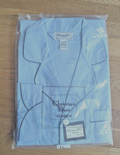 Christian Dior Monsieur Mens Pajama Set Blue NOS Medium Light Blue
