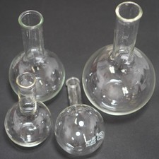 long neck lab glass  flask round bottom/ flat bottom flask 500 ml, lab glassware
