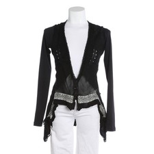 Strickjacke High Use Schwarz Grau S
