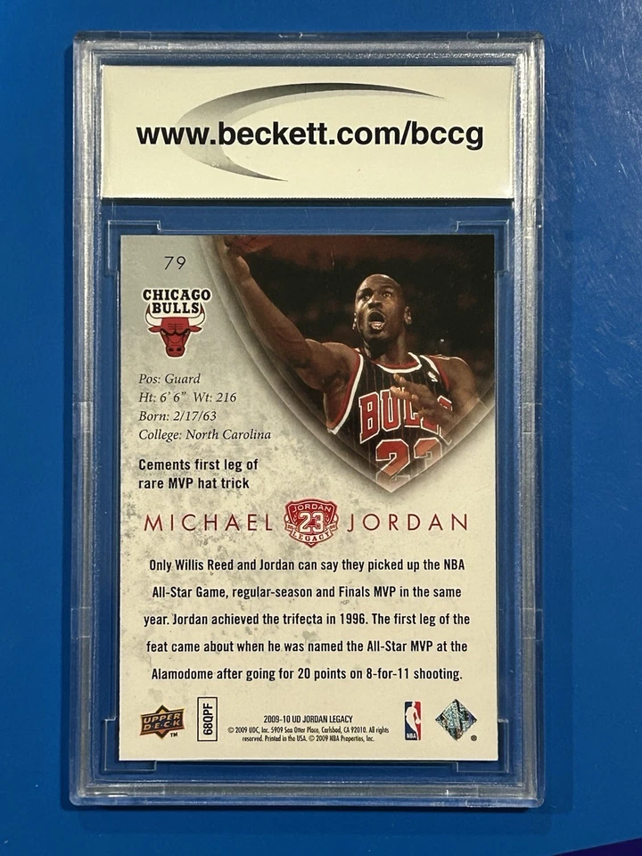 2009-10 Upper Deck Jordan Legacy Hall of Fame Edition - Michael Jordan #79 - Image 2 of 2