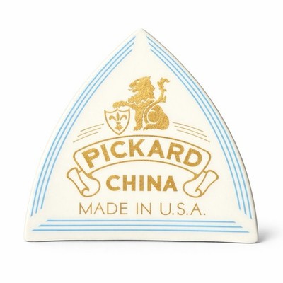 Vintage Pickard China Advertising Plaque With The Lion Crest
