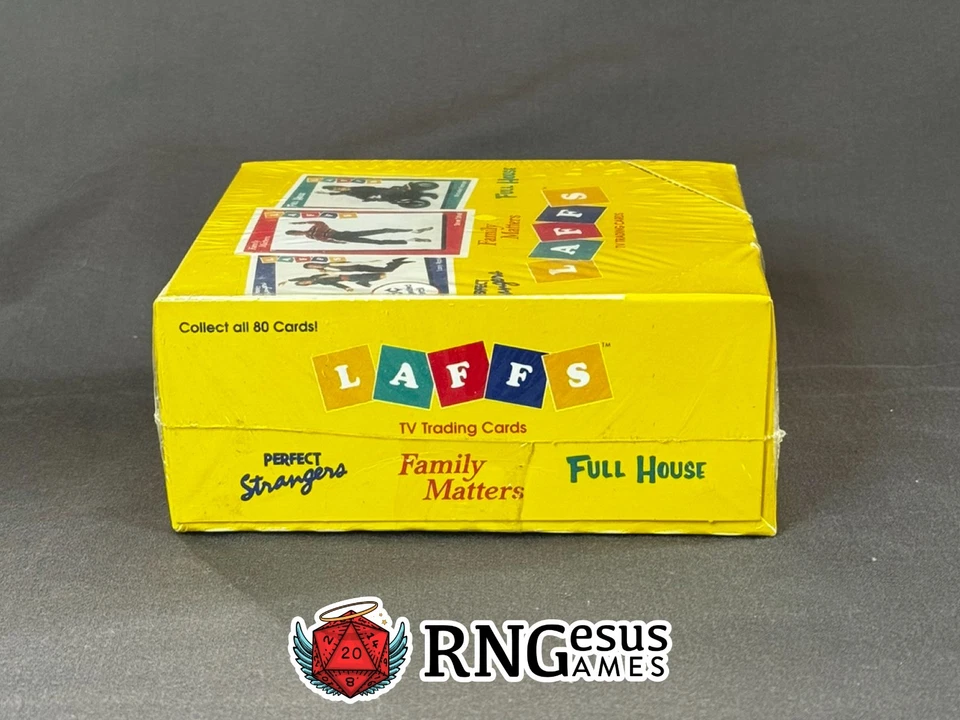 Paquete de 36 tarjetas de TV Laffs 1991 caja sellada de fábrica asuntos completos de casa y familia Foto 3 de 4