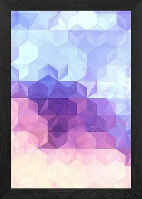 Abstract Geometric Background VII Framed Wall Art Poster Canvas Print Picture
