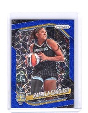 2025 Panini Prizm WNBA Kamilla Cardoso #89 Blue Velocity