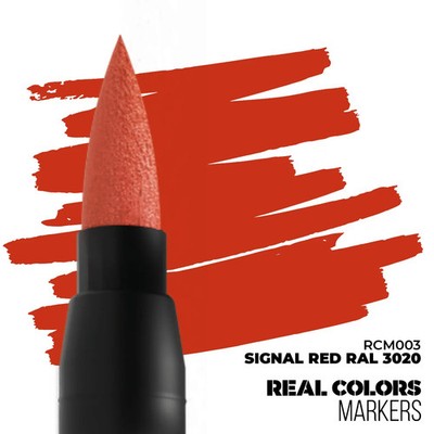 AK Interactive RCM003 Real Colors Marker Markers Signal Red RAL 3020