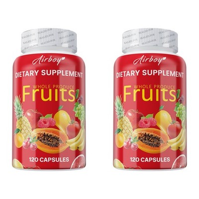 Fruits 240pcs - Immune Support, Promoting Natural Energy, Digestive Health