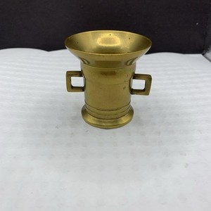 Vintage Apothecary Brass Mortar