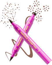 Upgrade Dual Ended 2-In-1 Faux Freckle Stamp Pen, Waterproof Fake Freckle Pen wi