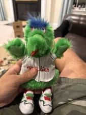 PHILLIE PHANATIC Phillies Baseball Mascot Plush 12” By Idea Factory Philadelphia
