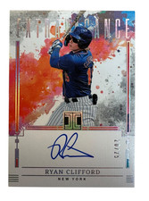 2025 Panini Impeccable Ryan Clifford Extravagance On Card Auto Mets 20/25 Silver