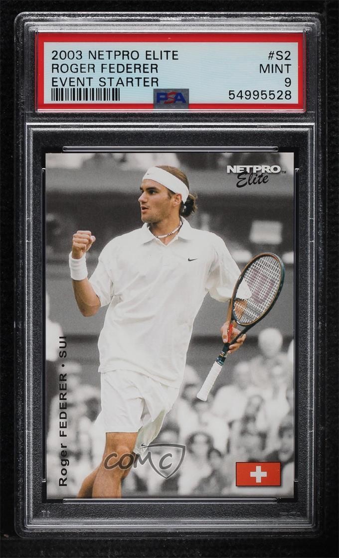 2003 NetPro Elite Series Event Edition Starter Roger Federer #S2 Rookie RC 0jk3